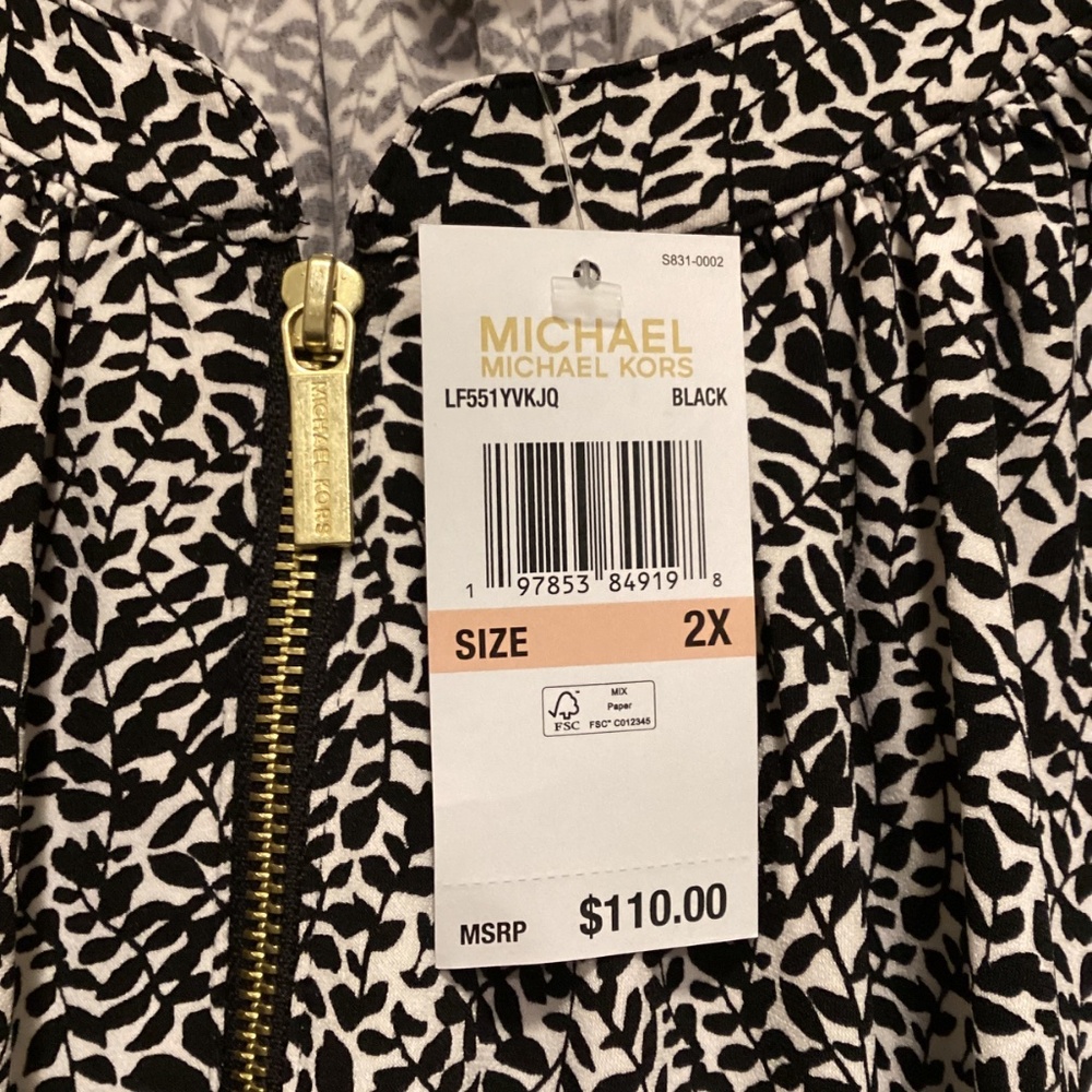 Michael Michael Kors women’s plus size blouse - Picture 2 of 14
